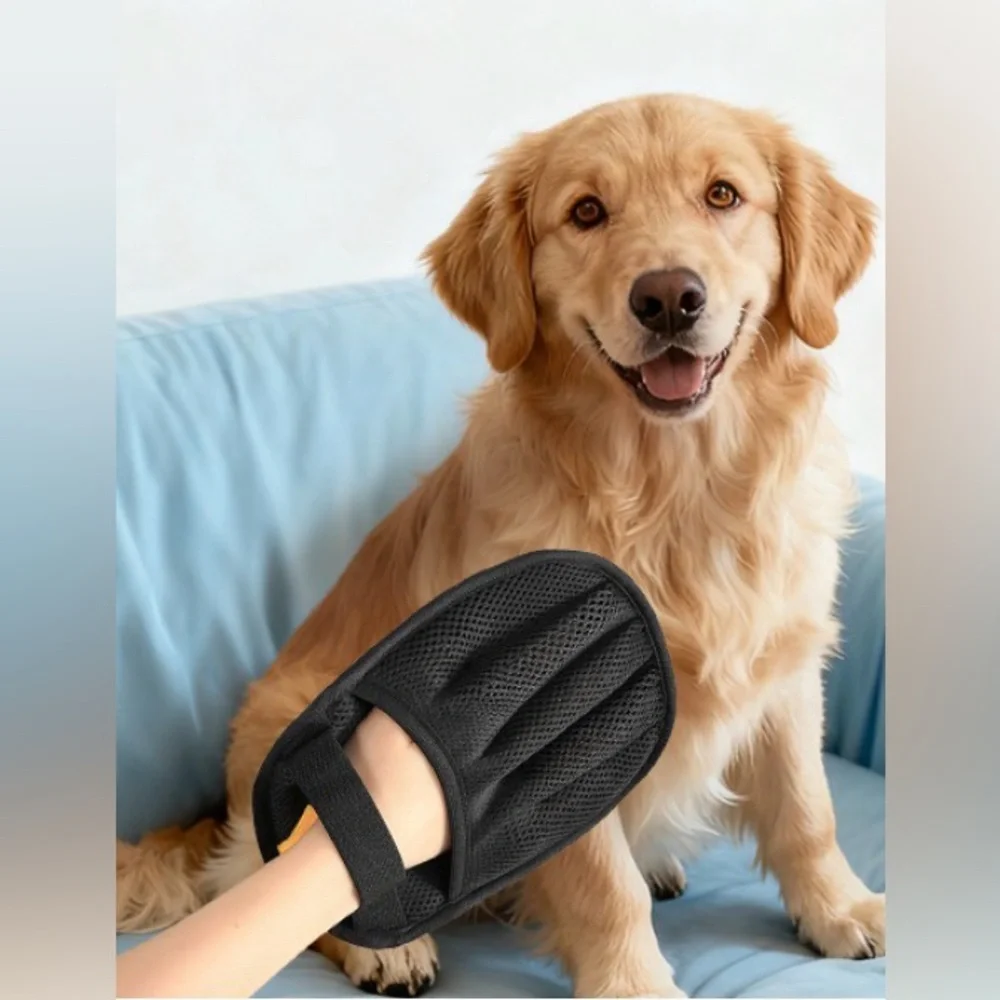 Pet Hair Remover Gloves for Cats & Dogs Efficient Grooming Gloves Brush Reusable